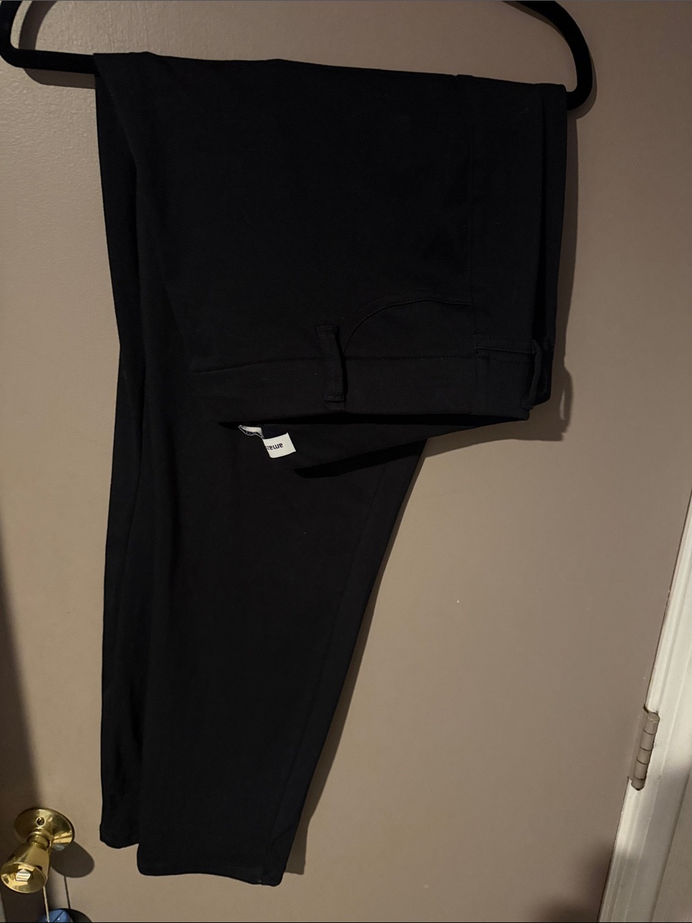 Women's Black Stretch Jegging-Style Casual Pants
